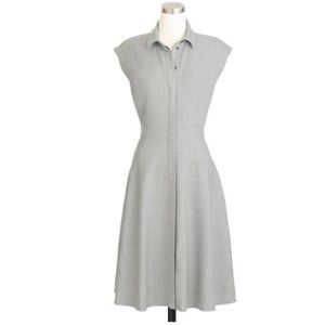 J. Crew Tailored Cap-Sleeve Shirtdress
